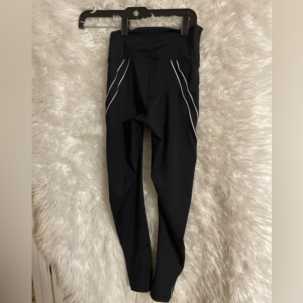 USF Bulls Adidas Primegreen Women’s Aeroready Black Training Tights. Size Small - Picture 3 of 12